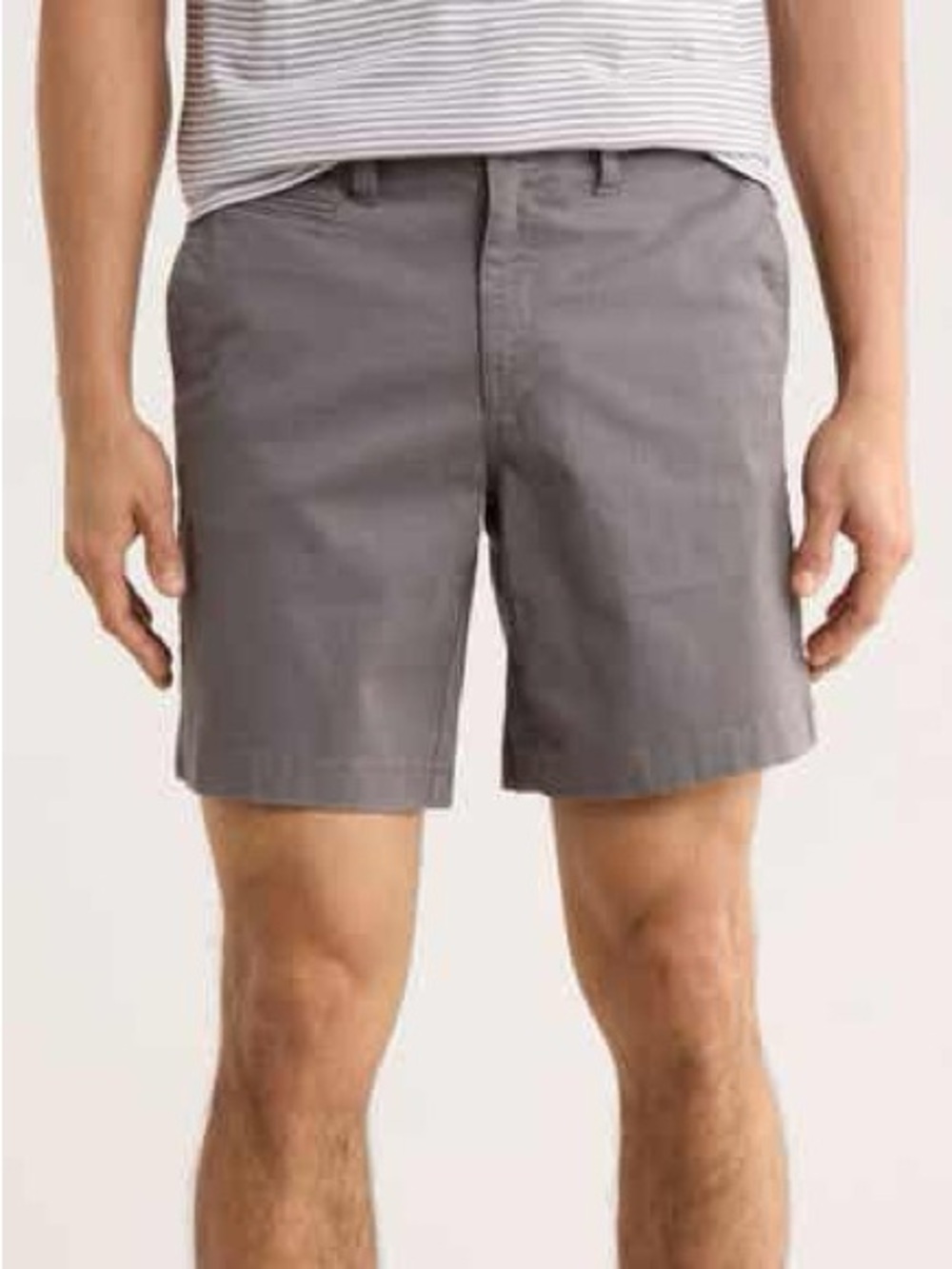 Saddlebred Men's Gray Flat-Front Shorts A3-026